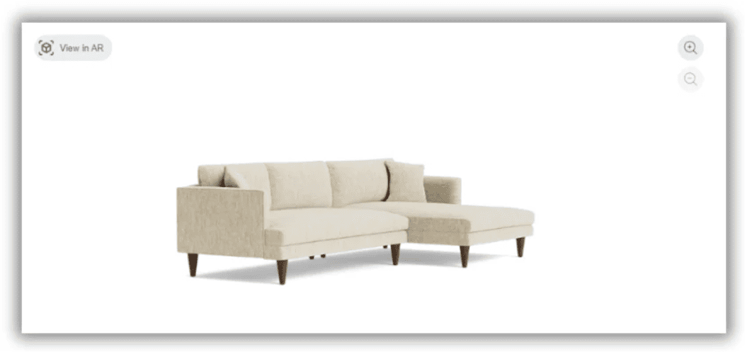 L’utilisation généralisée des smartphones a rendu la réalité augmentée plus accessible que jamais. Une étude de Google montre que 90 % des Américains utilisent ou envisageraient d'utiliser la RA pour faire du shopping.