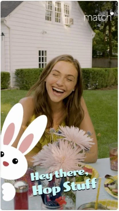 exemple de marketing local sur les médias sociaux snapchat