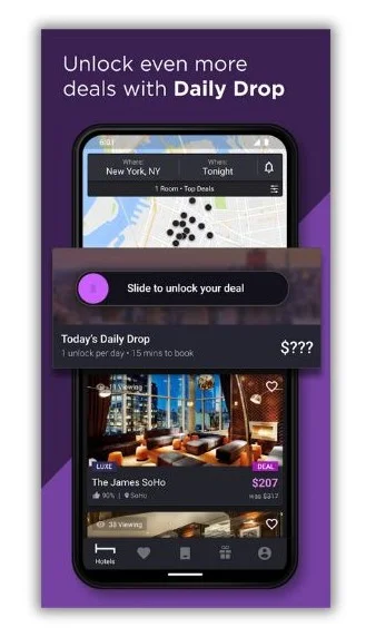 L'application HotelTonight aide les hôtels à remplir les chambres non réservées en les mettant en relation avec des voyageurs ayant besoin d'un lit. Bien entendu, si vous cherchez une chambre d'hôtel pour ce soir, vous ne vous souciez probablement pas des offres d'hôtels situées à des centaines de kilomètres.