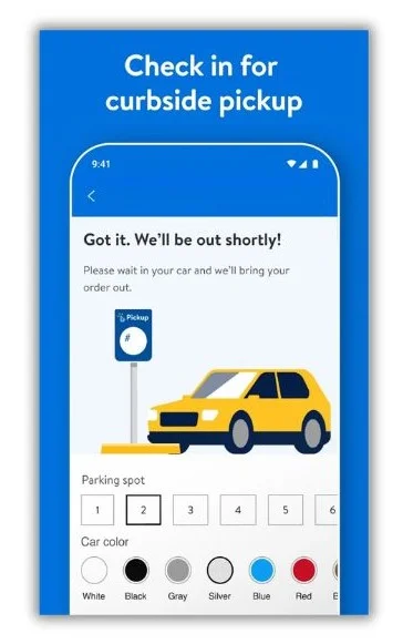 Le phénomène du "buy-online-pickup-in-store" (BOPIS) a véritablement pris son essor pendant la pandémie. Mais les consommateurs continuent d'apprécier la commodité d'un ramassage rapide sur le trottoir. Walmart a utilisé la géolocalisation pour rendre le processus encore plus fluide.
