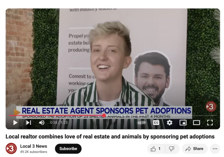 Exemple de génération de leads dans l'immobilier