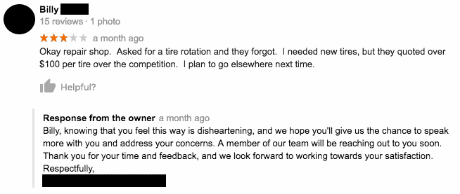Comment obtenir des avis de Google ? Exemple de réponse à un avis négatif