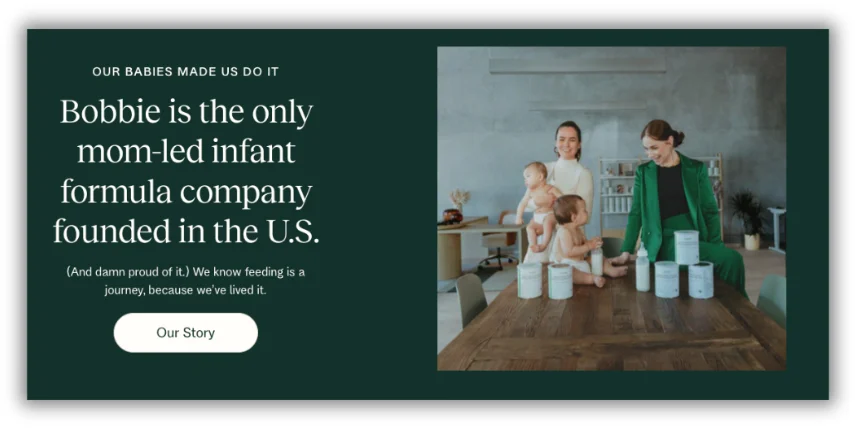 Exemple de copywriting bobbie