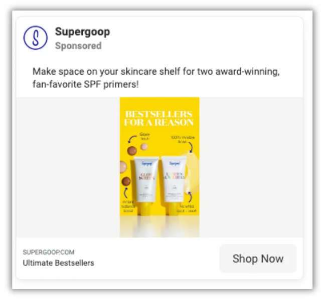 exemple de copywriting supergoop II