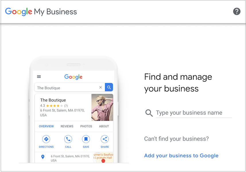 google local 3 pack google my business