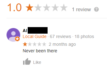 mème google reviews