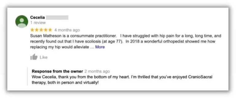 comment supprimer un avis google exemple ortho