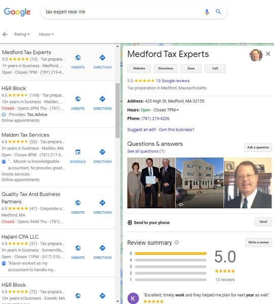 comment-obtenir-plus-de-révisions-google-exemple-de-liste