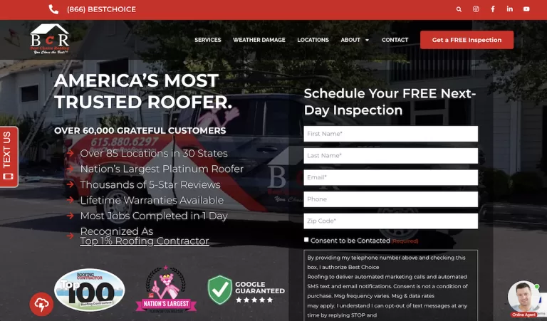 Exemple de leads pour la toiture