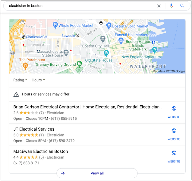 Qu'est-ce que le Google 3-Pack exactement ?